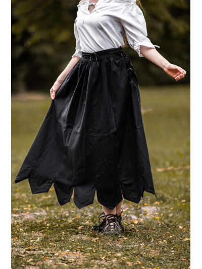 Trollfelsen Leonardo Carbone Mittelalter Gewandung Ritter Wikinger Burgfrau Magd Maid Stickerei Rock Svenja Schwarz _6_ Trollfelsen Leonardo Carbone Mittelalter Gewandung Ritter Wikinger Burgfrau Magd Maid Stickerei Rock Svenja Schwarz _6_